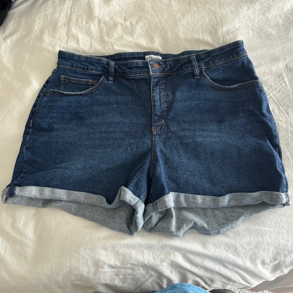 Plus size Ava & Viv Denim Jean Shorts